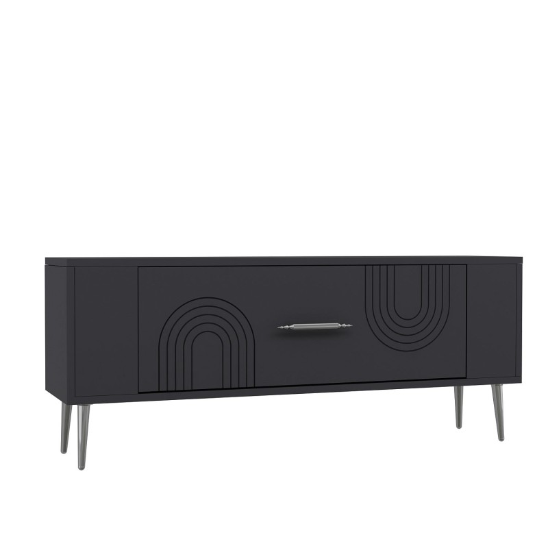 TV Stand Retrol2 - Anthracite, Silver Anthracite
Silver