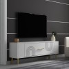 TV Stand Retrol2 - White, Gold White
Gold