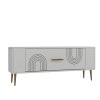 TV Stand Retrol2 - White, Gold White
Gold