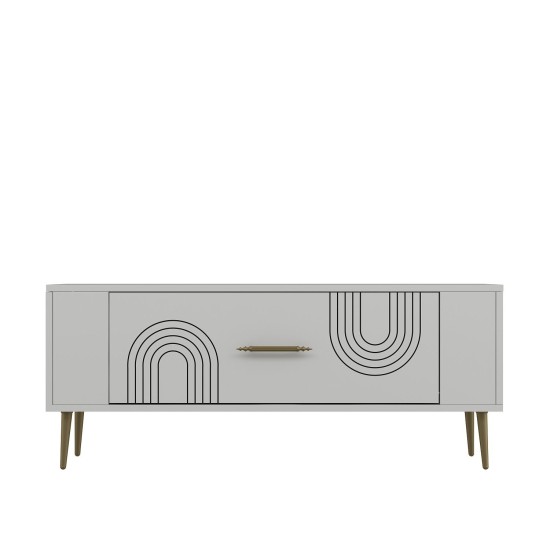 TV Stand Retrol2 - White, Gold White
Gold TV Stand Retrol2 - White, Gold White
Gold