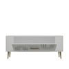 TV Stand Retrol2 - White, Gold White
Gold