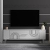 TV Stand Retrol2 - White, Silver White
Silver