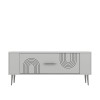 TV Stand Retrol2 - White, Silver White
Silver