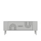 TV Stand Retrol2 - White, Silver White
Silver