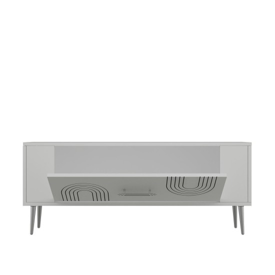 TV Stand Retrol2 - White, Silver White
Silver