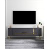 TV Stand Retrop1 - Anthracite, Gold Anthracite
Gold