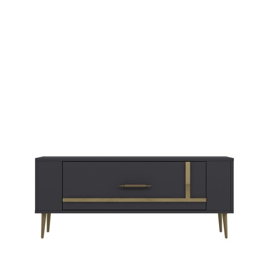 TV Stand Retrop1 - Anthracite, Gold Anthracite
Gold TV Stand Retrop1 - Anthracite, Gold Anthracite
Gold