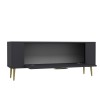 TV Stand Retrop1 - Anthracite, Gold Anthracite
Gold