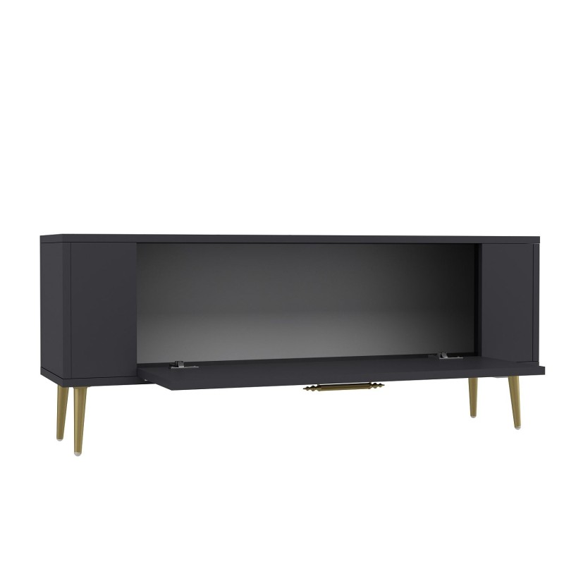 TV Stand Retrop1 - Anthracite, Gold Anthracite
Gold