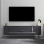 TV Stand Retrop1 - Anthracite, Silver Anthracite
Silver