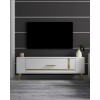 TV Stand Retrop1 - White, Gold White
Gold