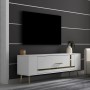 TV Stand Retrop1 - White, Gold White
Gold