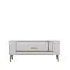 TV Stand Retrop1 - White, Gold White
Gold
