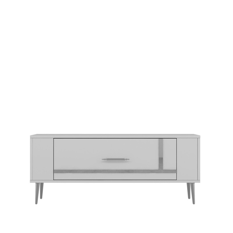 TV Stand Retrop1 - White, Silver White
Silver