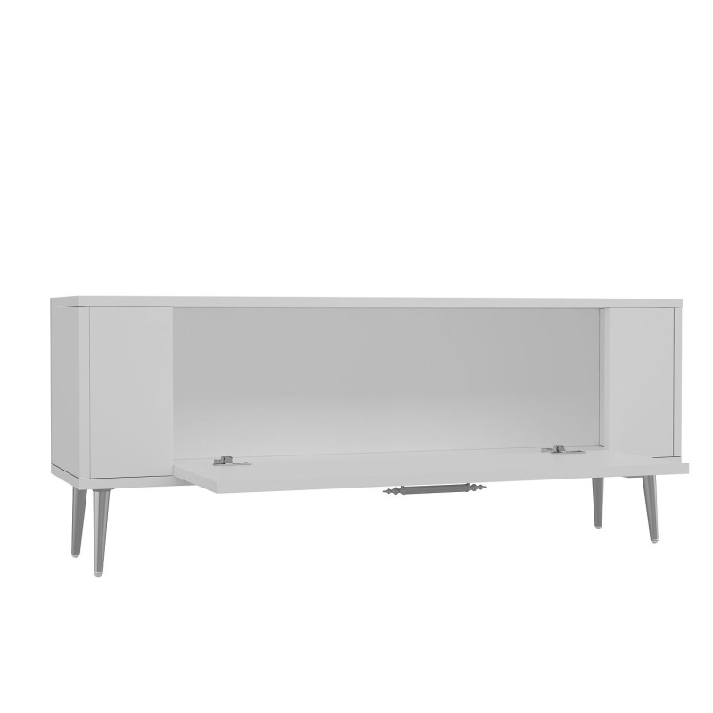 TV Stand Retrop1 - White, Silver White
Silver