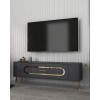 TV Stand Retrop3 - Anthracite, Gold Anthracite
Gold