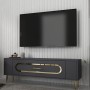 TV Stand Retrop3 - Anthracite, Gold Anthracite
Gold