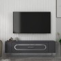 TV Stand Retrop3 - Anthracite, Silver Anthracite
Silver