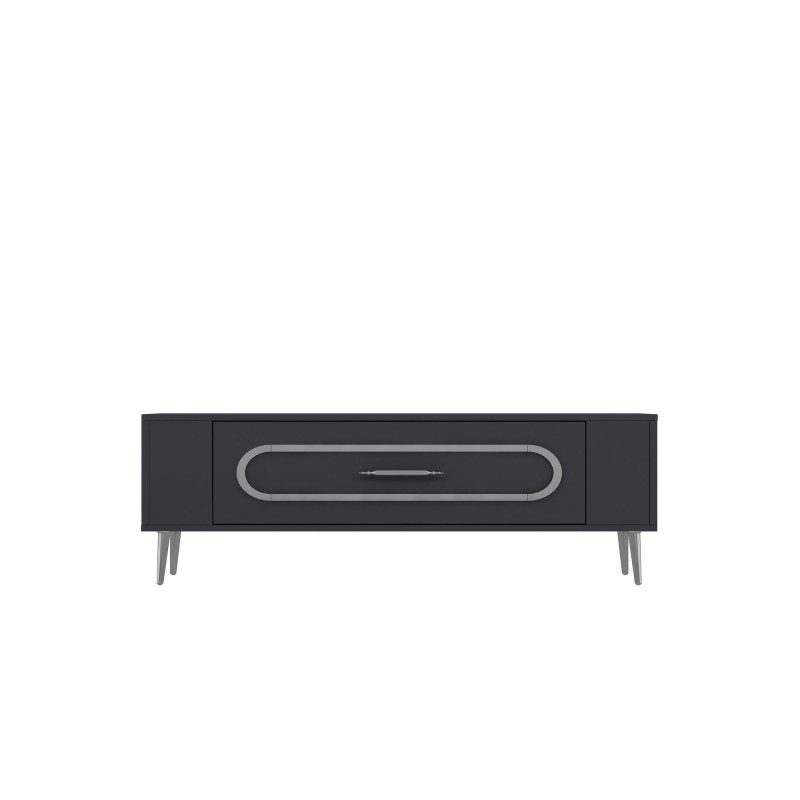 TV Stand Retrop3 - Anthracite, Silver Anthracite
Silver