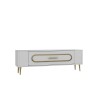 TV Stand Retrop3 - White, Gold White
Gold