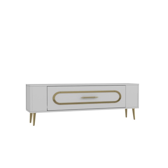 TV Stand Retrop3 - White, Gold White
Gold TV Stand Retrop3 - White, Gold White
Gold