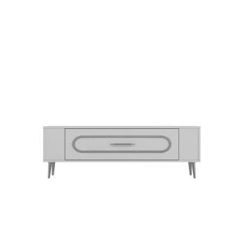 TV Stand Retrop3 - White, Silver White
Silver