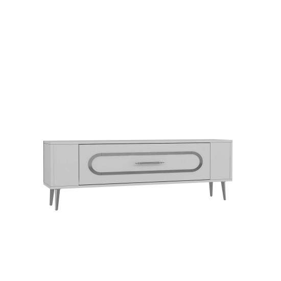 TV Stand Retrop3 - White, Silver White
Silver TV Stand Retrop3 - White, Silver White
Silver