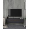TV Stand Retrolp1 - Anthracite, Gold Anthracite
Gold