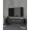 TV Stand Retrolp1 - Anthracite, Gold Anthracite
Gold