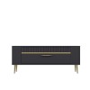 TV Stand Retrolp1 - Anthracite, Gold Anthracite
Gold