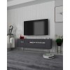 TV Stand Retrolp1 - Anthracite, Silver Anthracite
Silver