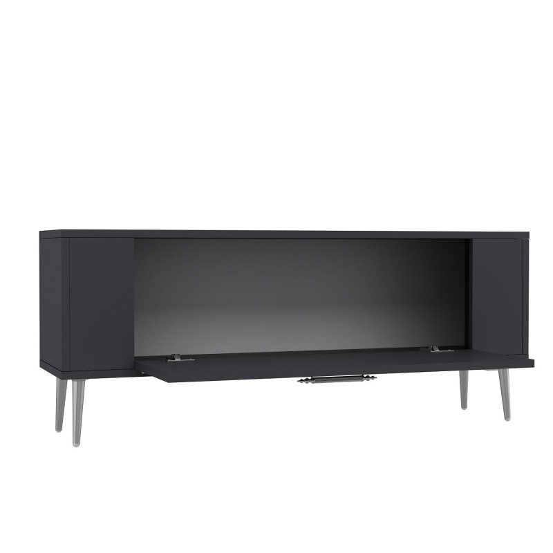 TV Stand Retrolp1 - Anthracite, Silver Anthracite
Silver