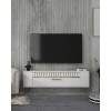 TV Stand Retrolp1 - White, Gold White
Gold