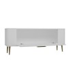 TV Stand Retrolp1 - White, Gold White
Gold