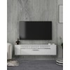 TV Stand Retrolp1 - White, Silver White
Silver