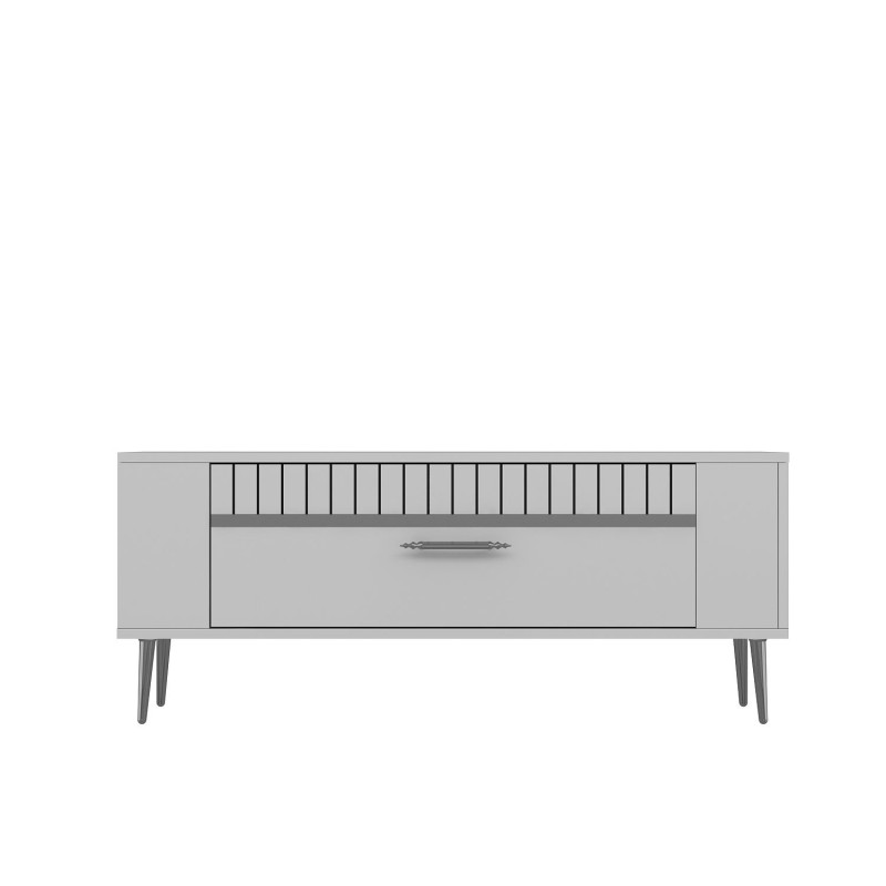 TV Stand Retrolp1 - White, Silver White
Silver