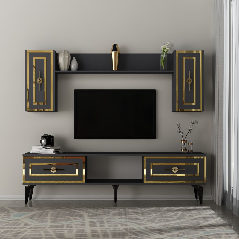 TV Unit Viola - Anthracite Anthracite
