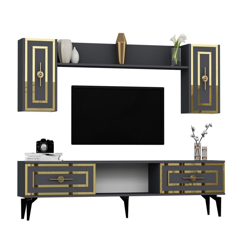 TV Unit Viola - Anthracite Anthracite