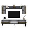 TV Unit Viola - Anthracite Anthracite