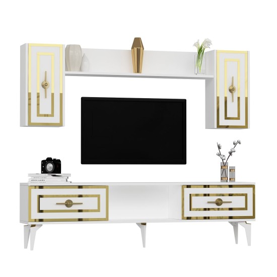 TV Unit Viola - White White TV Unit Viola - White White