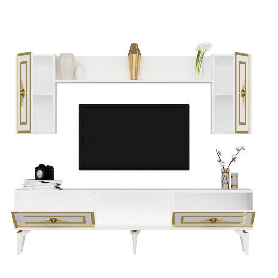 TV Unit Viola - White White TV Unit Viola - White White