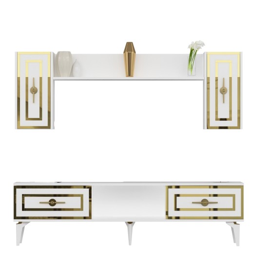 TV Unit Viola - White White TV Unit Viola - White White