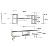 TV Unit Viola - White White