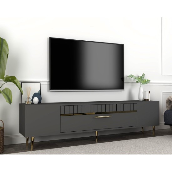 TV Stand Dekolp1 - Anthracite, Gold Anthracite
Gold TV Stand Dekolp1 - Anthracite, Gold Anthracite
Gold