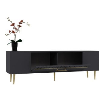 TV Stand Dekolp1 - Anthracite, Gold Anthracite
Gold