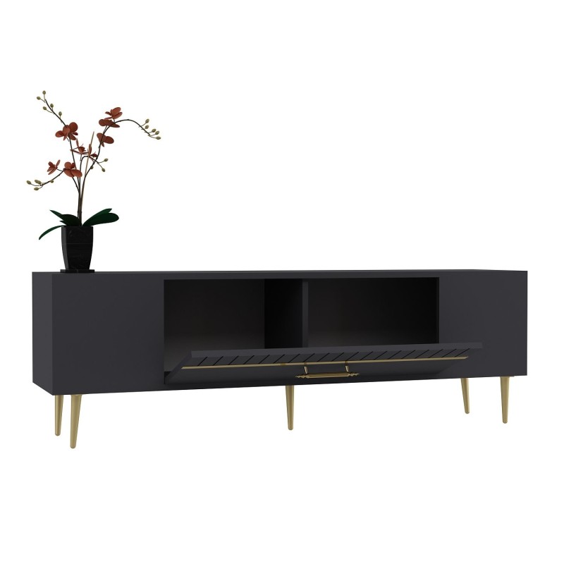 TV Stand Dekolp1 - Anthracite, Gold Anthracite
Gold