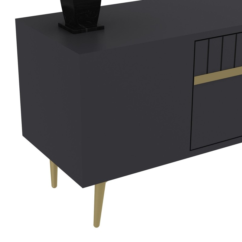 TV Stand Dekolp1 - Anthracite, Gold Anthracite
Gold