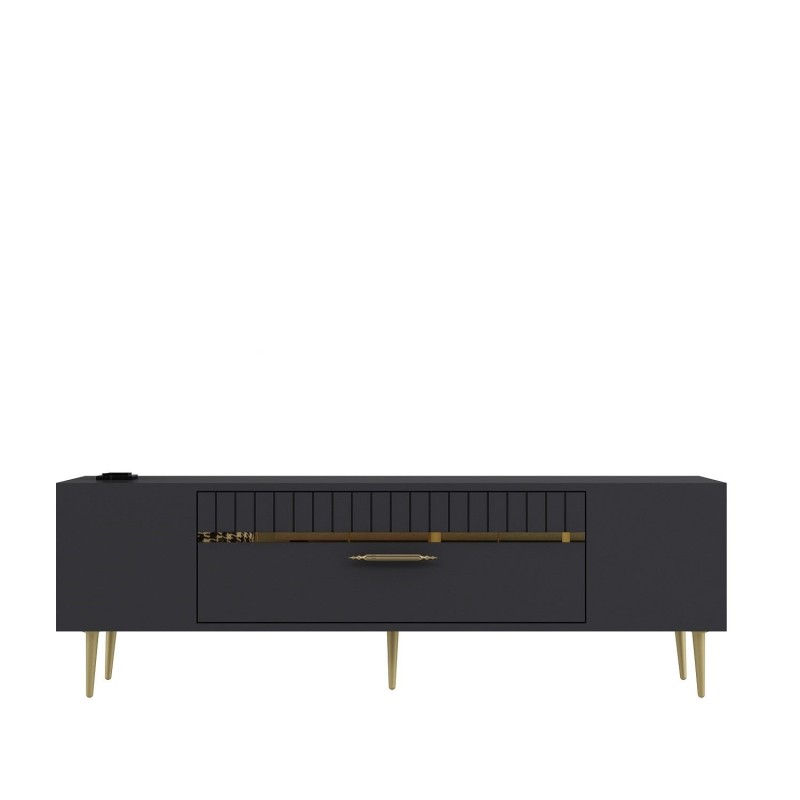 TV Stand Dekolp1 - Anthracite, Gold Anthracite
Gold