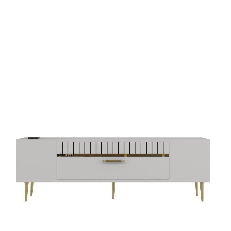 TV Stand Dekolp1 - White, Gold White
Gold