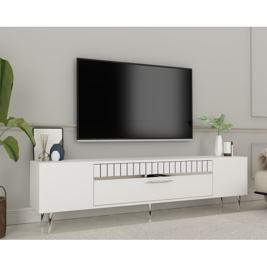 TV Stand Dekolp1 - White, Silver White
Silver TV Stand Dekolp1 - White, Silver White
Silver